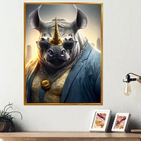 Rhino Gangster NYC Wall Art