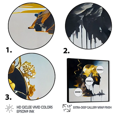 Double Explosure Of Man Dream Wall Art