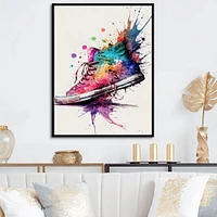 Multicolor Sneaker Shoe I Wall Art