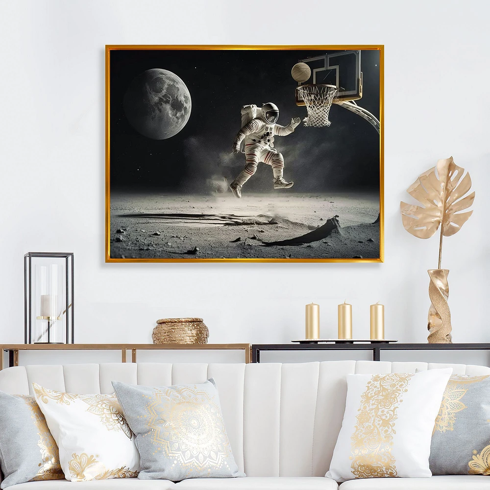 Easy Point On The Moon I Wall Art