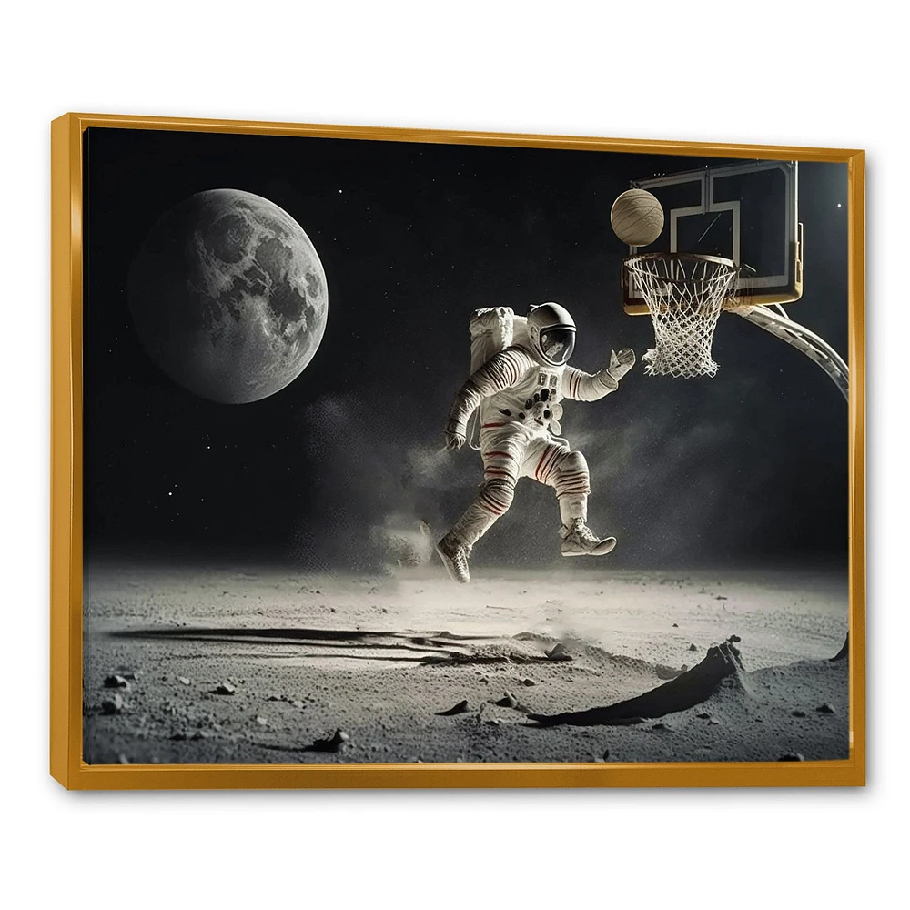 Easy Point On The Moon I Wall Art