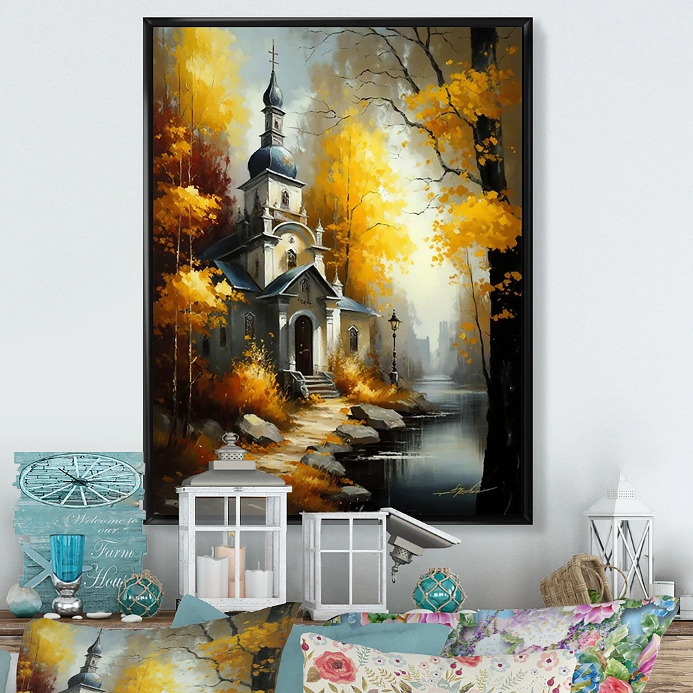 Church Forest Autumn IV Wall Art