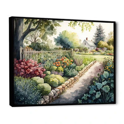 Fresh Garden At The Cottage Wall Art