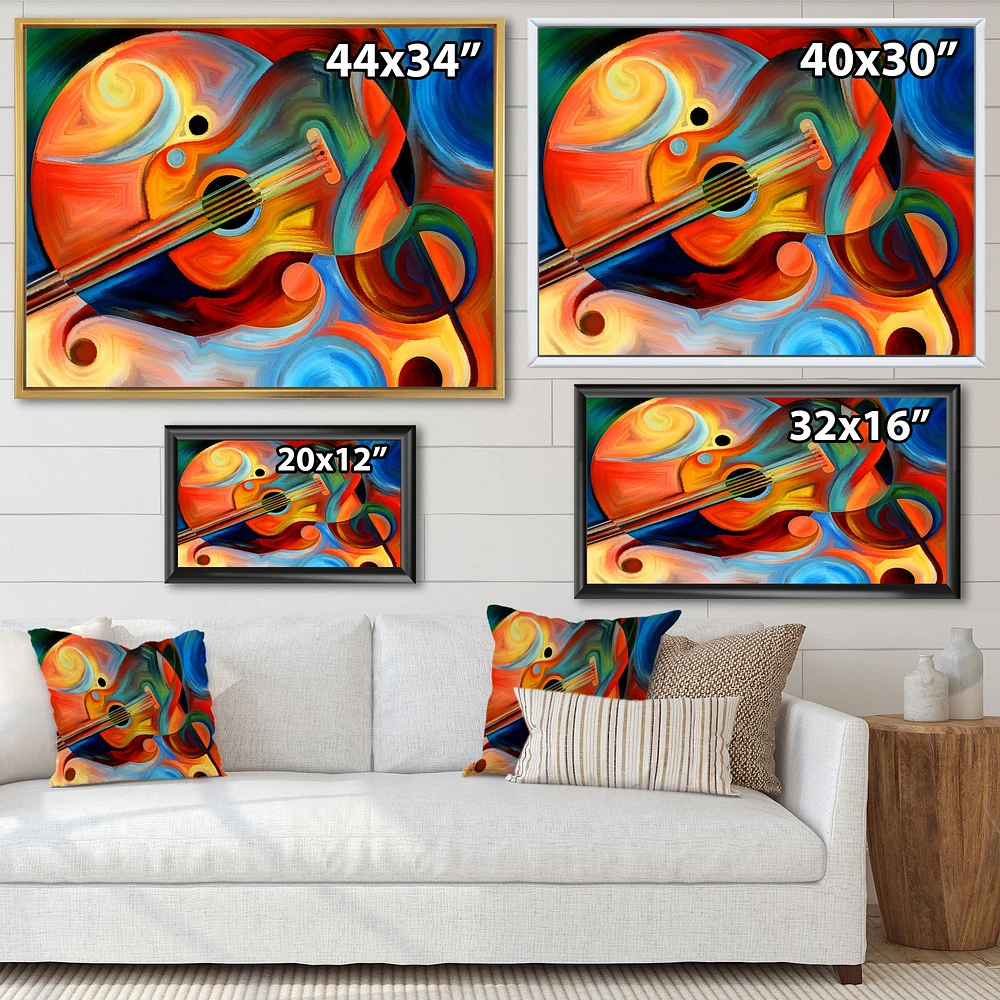 Music and Rhythm  Canvas Art Print