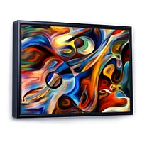 Abstract Music and Rhythm  Canvas Art Print