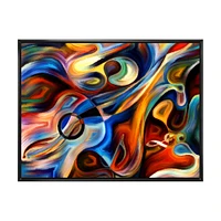 Abstract Music and Rhythm  Canvas Art Print