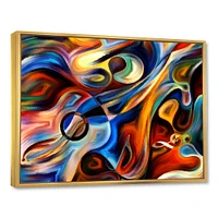 Abstract Music and Rhythm  Canvas Art Print