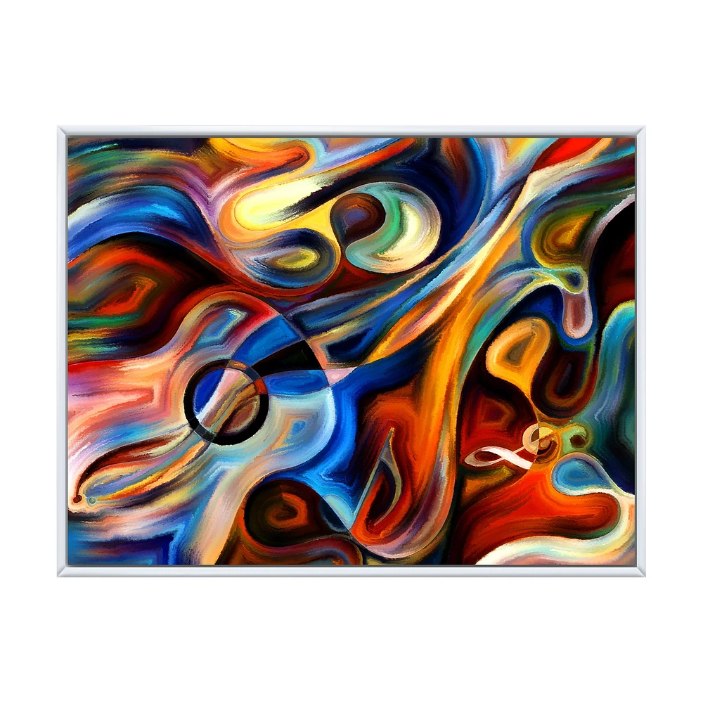 Abstract Music and Rhythm  Canvas Art Print