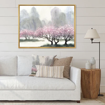 Flowering Trees at Spring  Canvas Print