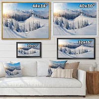 Toile « Winter Mountains Panorama