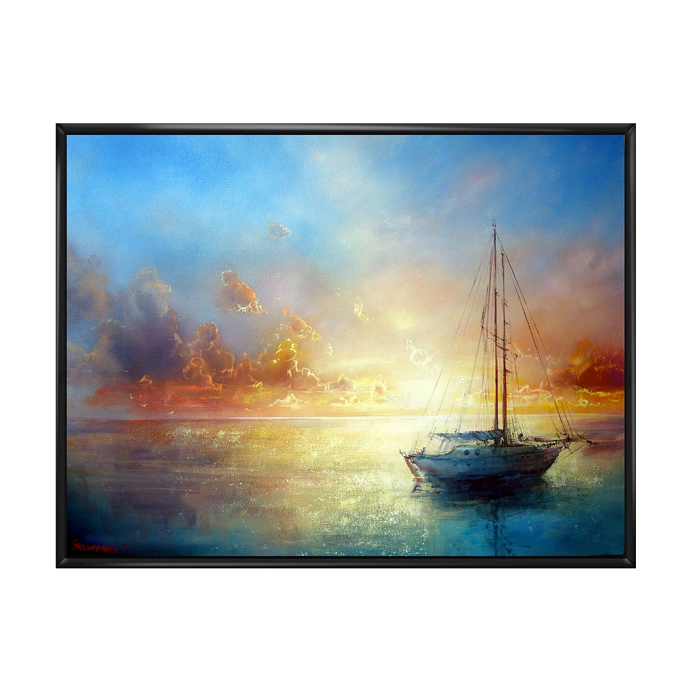 Seascape Pier  Wall Art