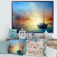 Seascape Pier  Wall Art