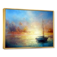 Seascape Pier  Wall Art