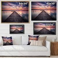 Colorful Sunset Over Lake Wall Art