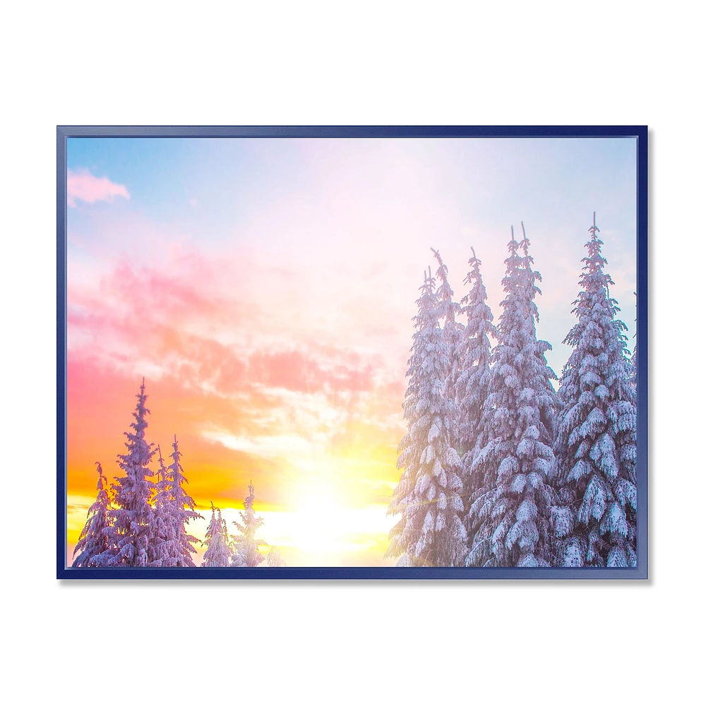 Winter Sunset Bulgaria  Wall Art