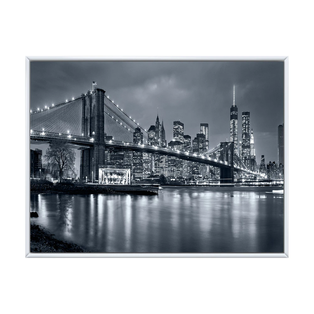 Panorama New York City at Night  Canvas Print