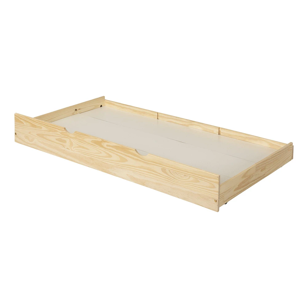 Sweedi Natural Wood Twin Trundle Bed by South Shore Furniture