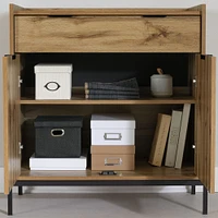 South Shore Furniture Mezzy Storage Cabinet with Drawer Nordik Oak