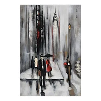 Bustling City Ii Canvas Art