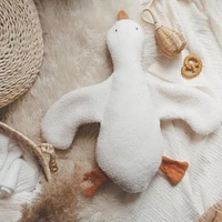 Goose Plush- White & Rust