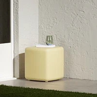 Dalya Outdoor Side Table by South Shore Furniture - Light Yellow