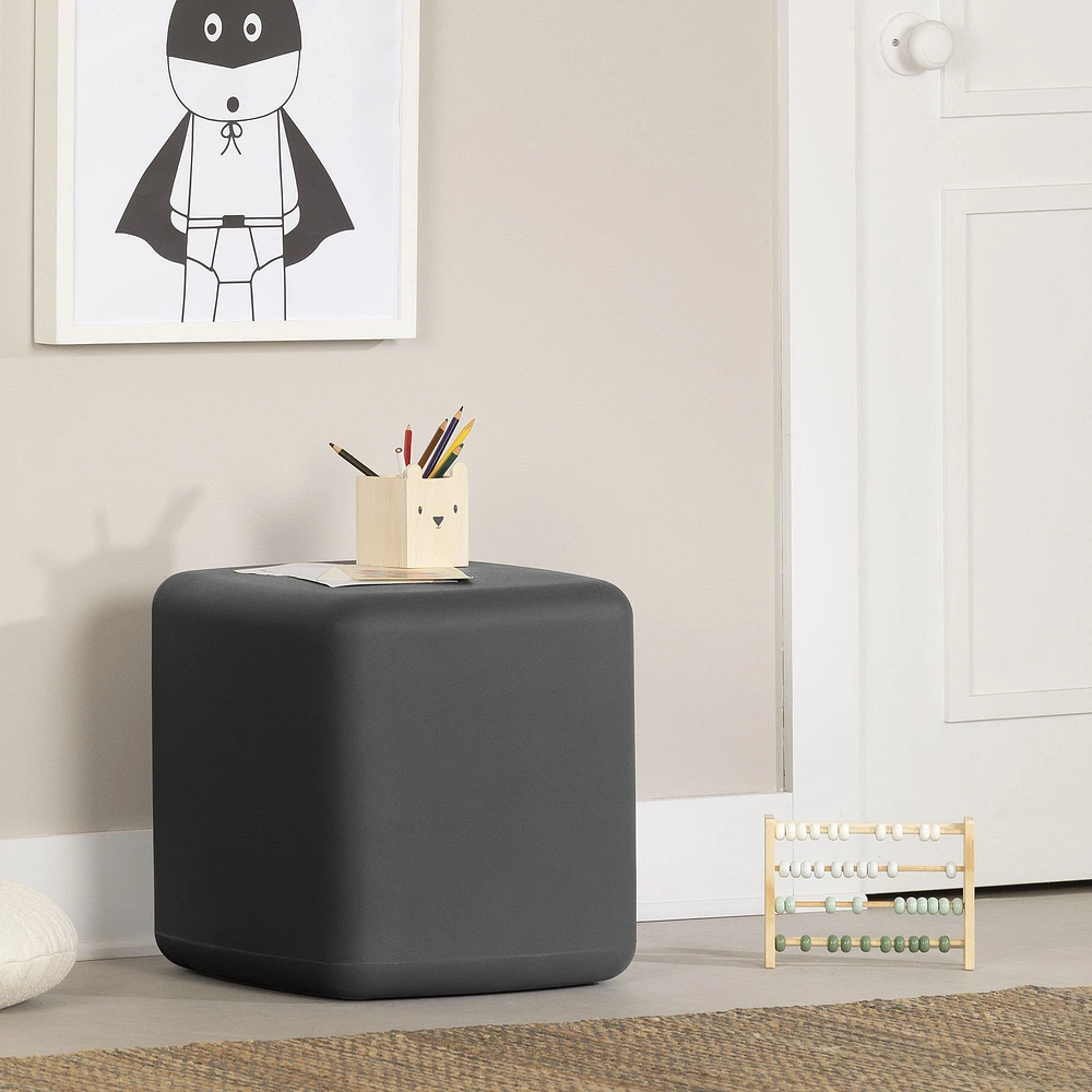 Sweedi Kids Stool Dark Grey by South Shore Furniture