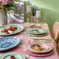 Josephine Grand plat rond - Vert