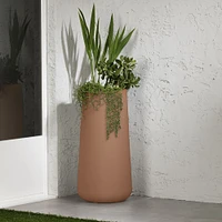 Dalya Tall Outdoor Pot Planter Burnt Orange by South Shore Furniture