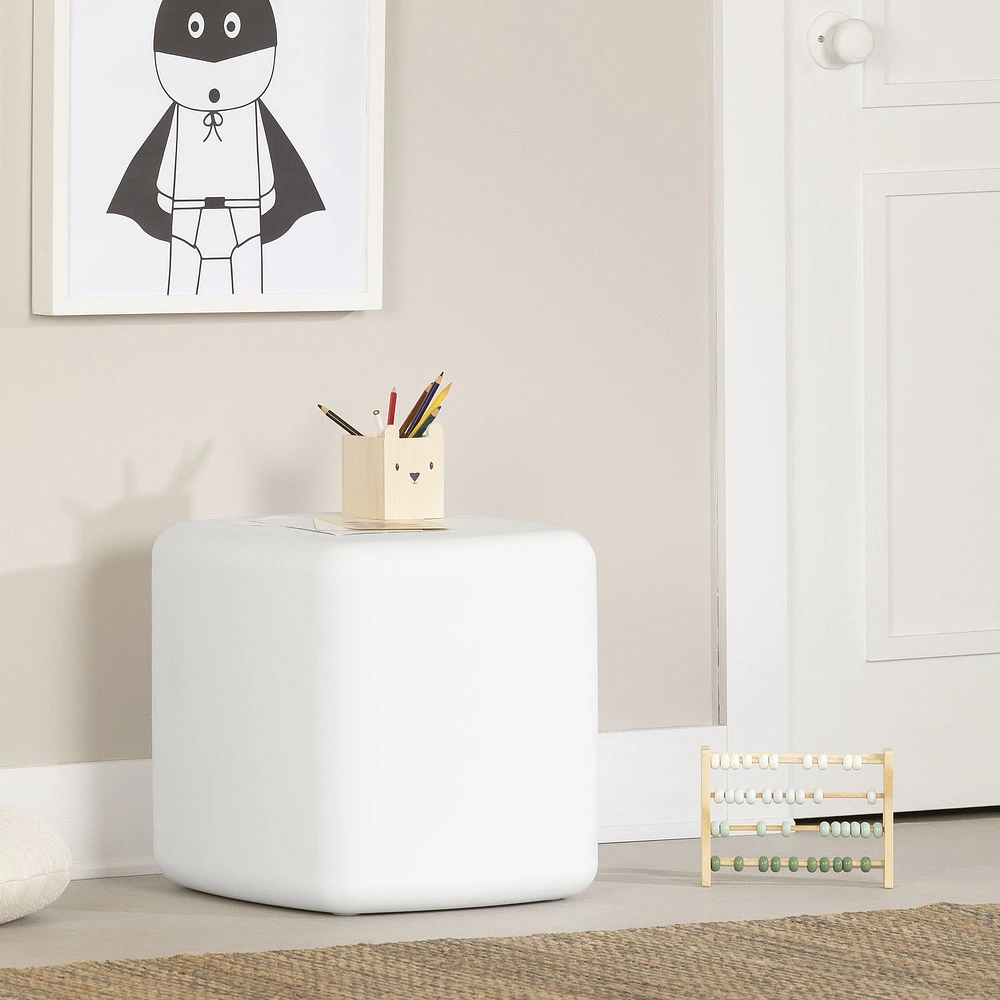 Tabouret blanc pour enfant Sweedi par South Shore Furniture