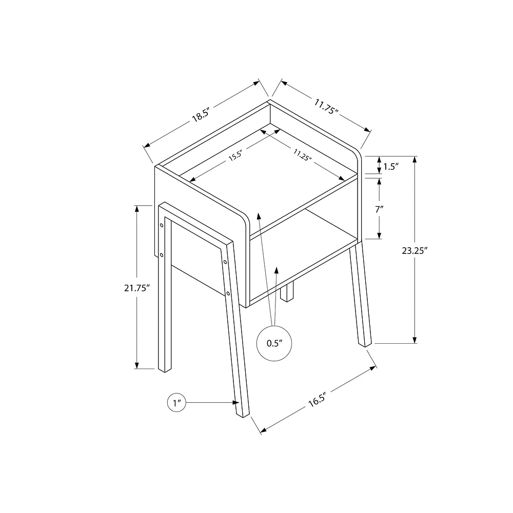 Table d'appoint polyvalente