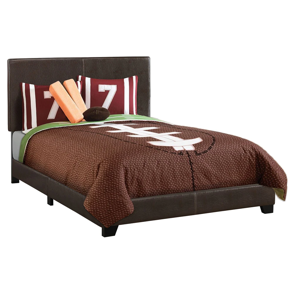 Leather Upholtered Bed Frame - Double