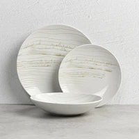 Ensemble de vaisselle 12 pièces Ocean Sand par Mesa Ceramics