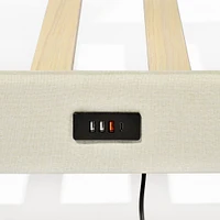 Lit plateforme Foothill avec éclairage LED et ports USB par Maison Classique