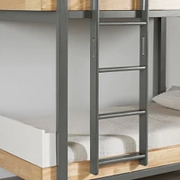 Bebble Twin Bunk Bed Natural and Grey by South Shore Furniture