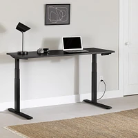 South Shore Furniture Ezra Electric Adjustable Height Standing Desk