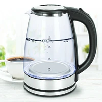 JS GOURMET Electric Glass Kettle - 1.8L