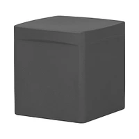 Dalya Square Square Outdoor Side Table Dark Grey by South Shore Furniture