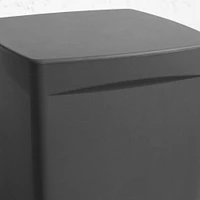 Dalya Square Square Outdoor Side Table Dark Grey by South Shore Furniture