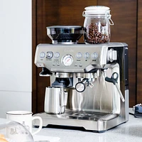 Breville Barista Express™  Espresso & Cappuccino Machine - Silver