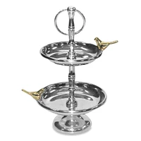 Love Birds Two-Tiered Tray