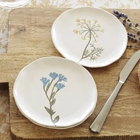 Assiettes à petites bouchées Wildflowers par Lenox, ensemble de 4