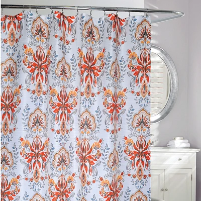 Leaf Motif Shower Curtain