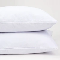 Luxury Plush Set of 2 Pillow Protectors by HealthGuard