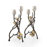 Michael Aram Butterfly Ginkgo 2-Piece Candleholder