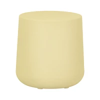 Dalya Round Outdoor Side Table Light Yellow by South Shore Furniture