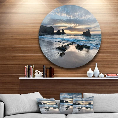 Beautiful Porthcothan Bay Metal Wall Art