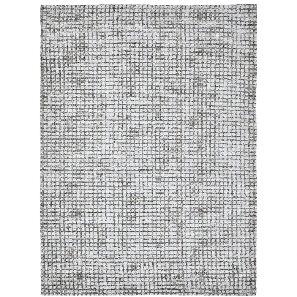 Tapis ivoire et taupe « Hazel »