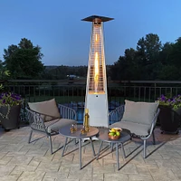Patioflare 4-Piece Recycled Plastic Vista Conversation Set