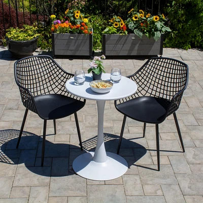 Patioflare 3-Piece Recycled Plastic Kana Bistro Set
