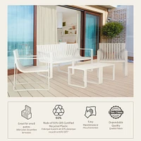 Patioflare 4-Piece Pioneer Conversation Set - Beige